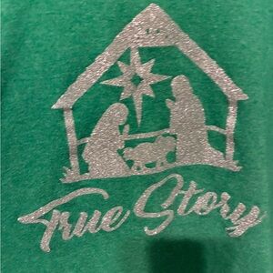 True Story Christmas Green Long sleeve women’s  T-Shirt